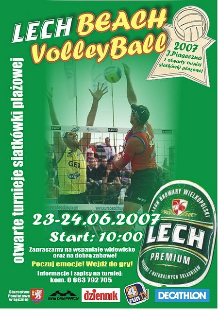 23-24 czerwca, jezioro Piaseczno: Lech Beach Volleyball