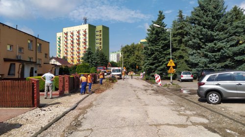 Trwa remont ulicy Kapitana Żabickiego