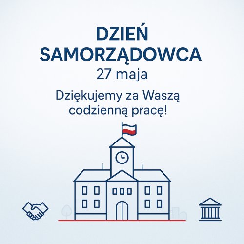 Podziękowania z okazji Dnia Samorządowca