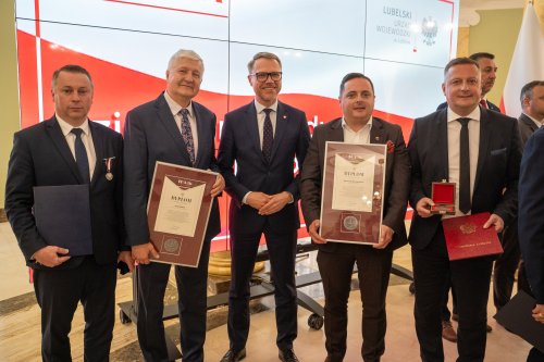 Samorządowcy z Gminy Łęczna wyróżnieni z okazji Ogólnopolskiego Dnia Samorządu Terytorialnego