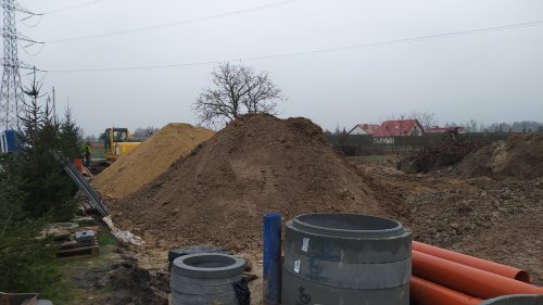 Postęp prac przy budowie kanalizacji w Starej Wsi i Starej Wsi Stasin