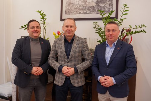 Nowy Prezes Górnika Łęczna z wizytą w ratuszu