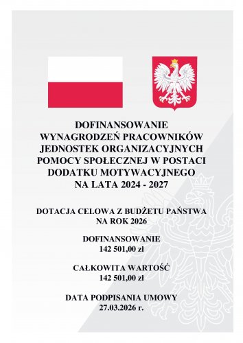 Dotacja celowa dla MOPS Łęczna