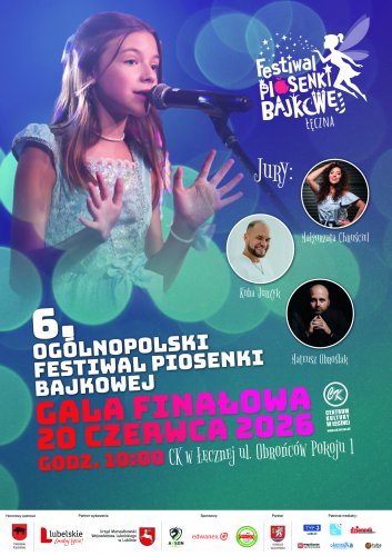 VI Ogólnopolski Festiwal Piosenki Bajkowej w Centrum Kultury w Łęcznej