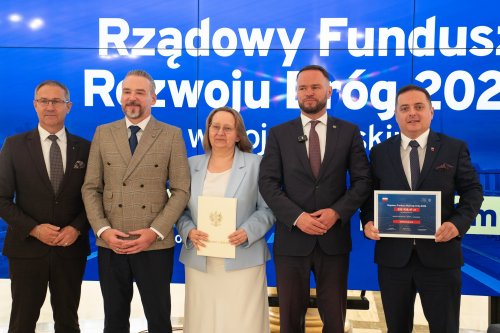 Budowa drogi w Leopoldowie z dofinansowaniem