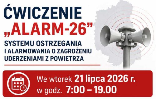 Uwaga! Ćwiczenia ALARM-26 – komunikat