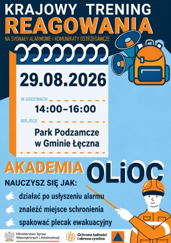 Krajowy trening reagowania na sygnały alarmowe
