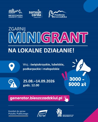 Trwa nabór wniosków w konkursie grantowym Fundusz Inicjatyw MRW - Działam, Bo Lubię