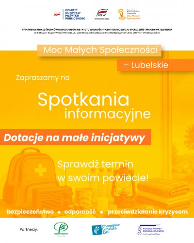 Rusza projekt „Lubelska Moc Małych Społeczności”. Nawet 10 tys. zł mikrograntu i spotkanie w Łęcznej