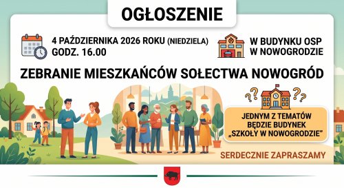 Zebranie Mieszkańców Sołectwa Nowogród