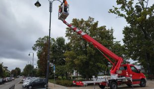 Trwa wymiana oświetlenia w gminie Łęczna (galeria)